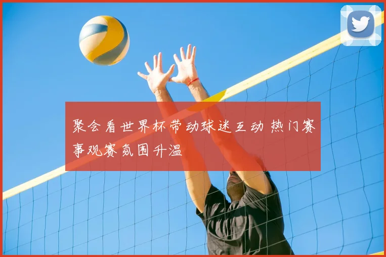 聚会看世界杯带动球迷互动 热门赛事观赛氛围升温